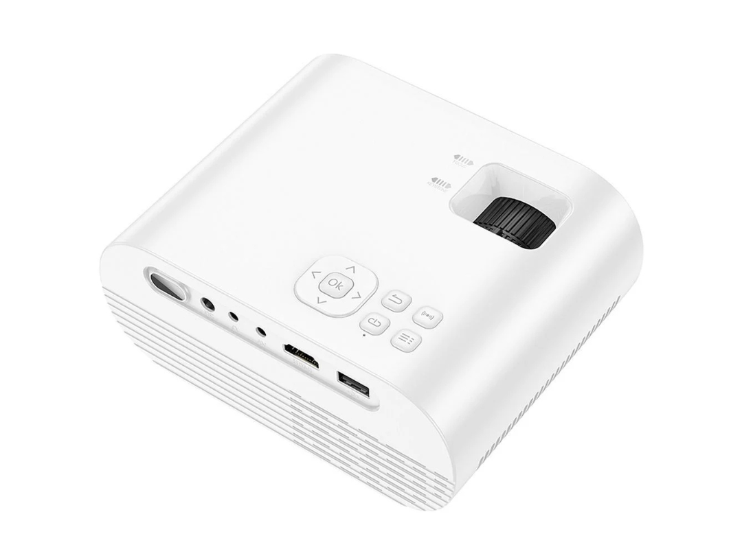HOCO DT1 Wi-Fi Bluetooth 720P Projector - HD with Wireless Streaming HOCO DT1 Wi-Fi Bluetooth 720P Projector - HD with Wireless Streaming